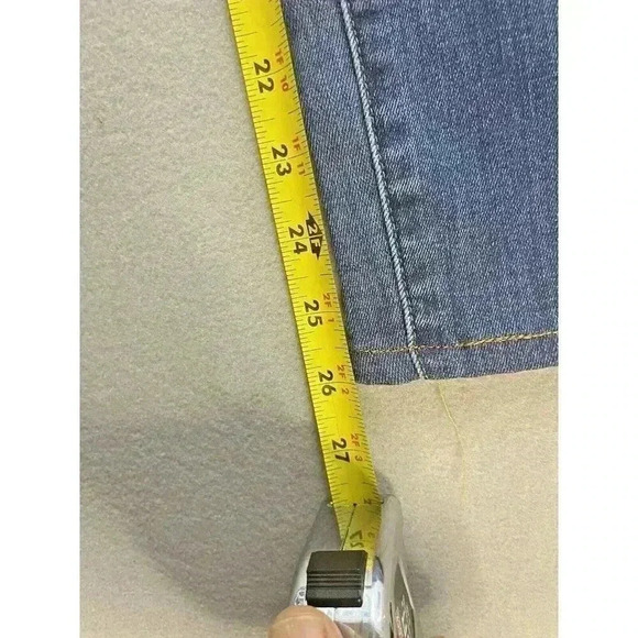 Frame Le High Skinny Jeans leather tuxedo piping Denim Mid Rise Stretch - Picture 3 of 15